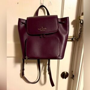 Purple Kate Spade Mini Backpack